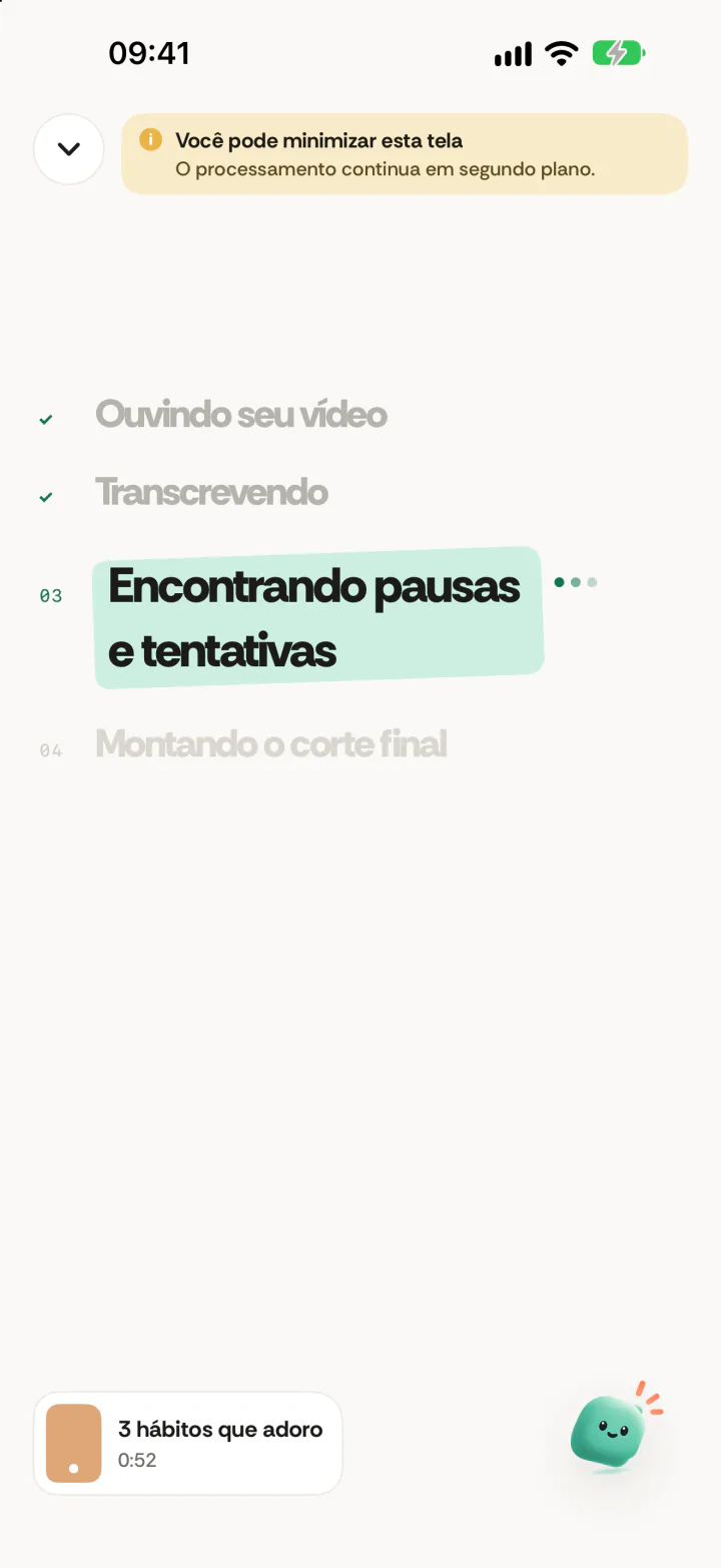 O editake acha as melhores partes